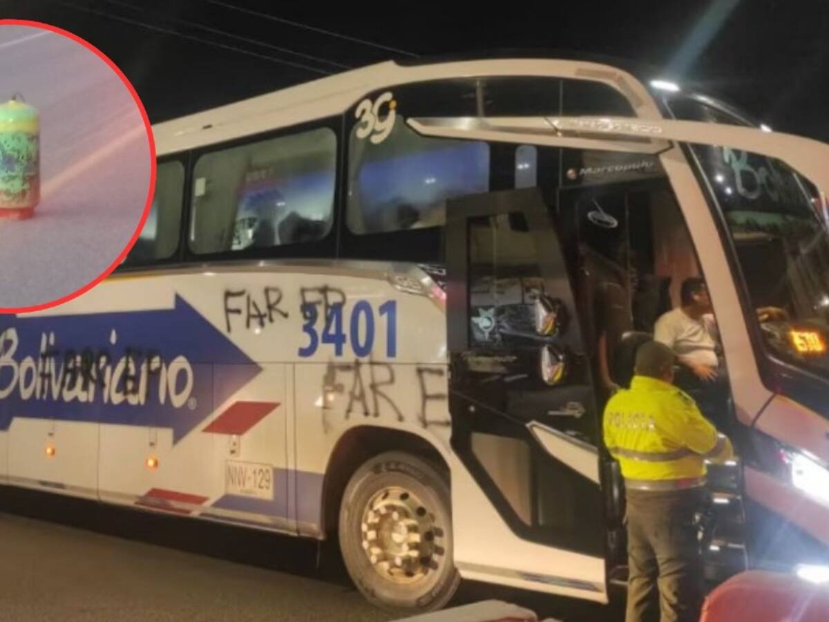 Grupo armado instaló retén y pintó vehículos en la vía Panamericana entre Popayán y Cali