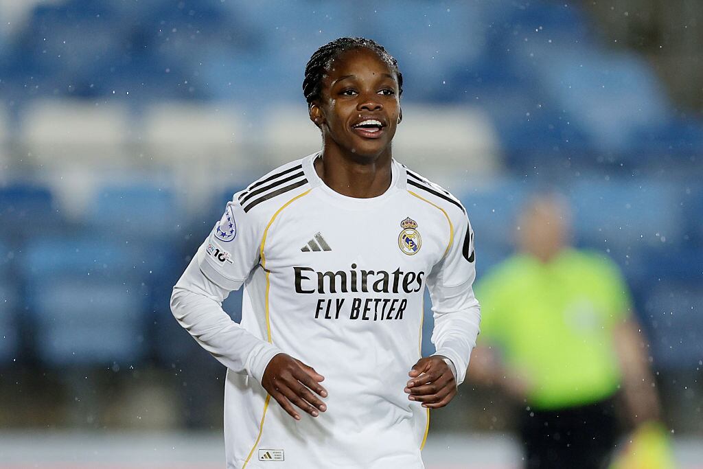 Linda Caicedo durante un encuentro con el Real Madrid. FOTO: M Gracia Jiménez/Soccrates/Getty Images