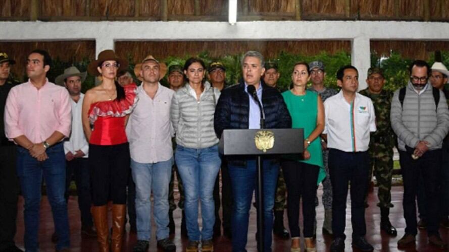 Lo que dijo Iván Duque sobre la desaparición de Santrich. Foto: Presidencia de la República