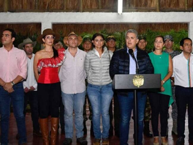 Lo que dijo Iván Duque sobre la desaparición de Santrich. Foto: Presidencia de la República