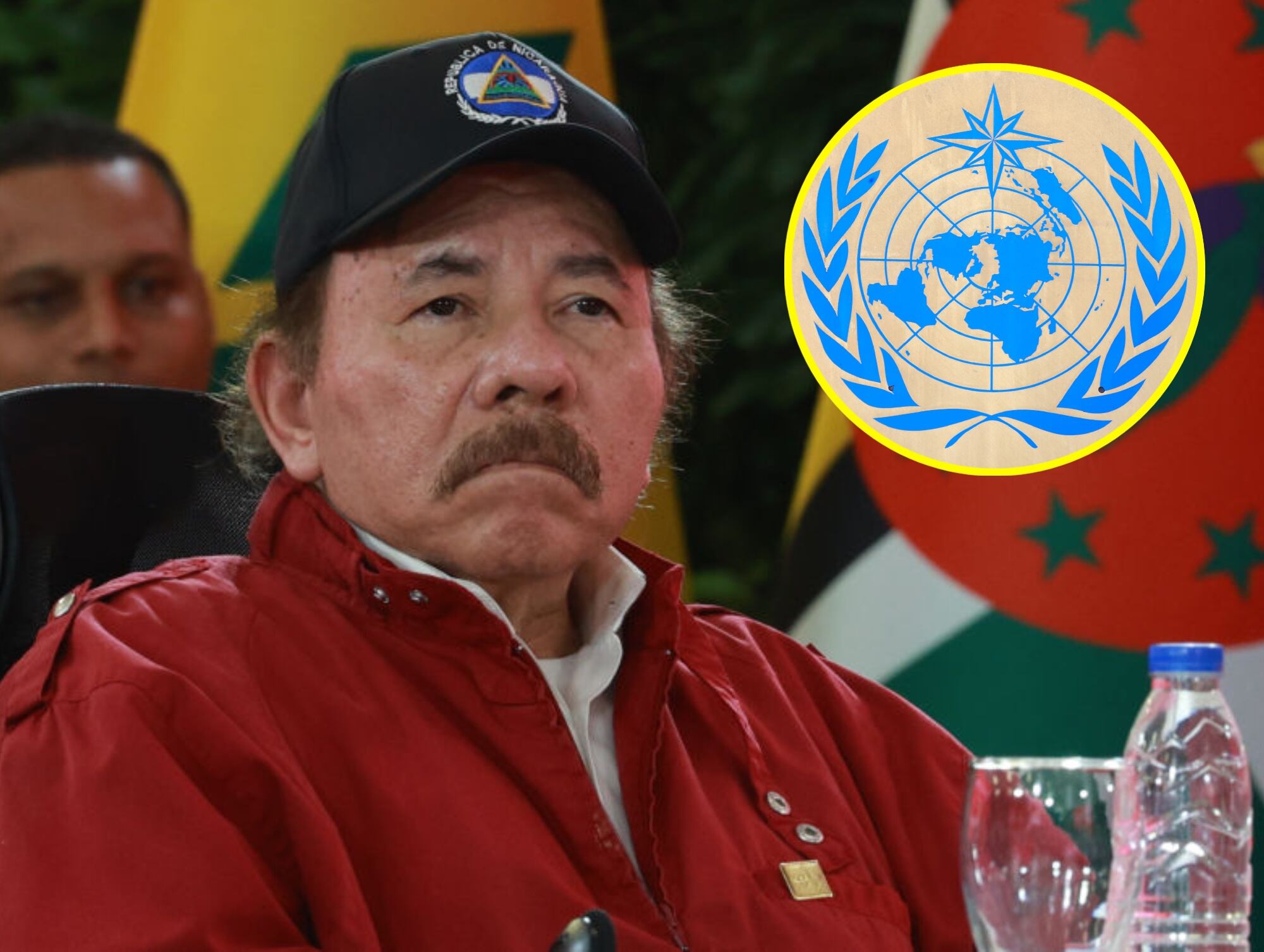 Daniel Ortega. I Foto: Jesus Vargas/Getty Images. Logo de la ONU. I Foto: Getty Images.