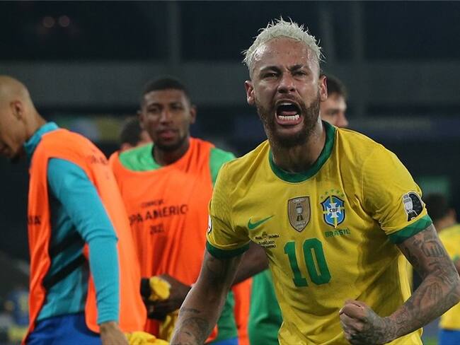 Neymar Jr, jugador de la selección brasileña en la Copa América 2021. Foto: Buda Mendes/Getty Images