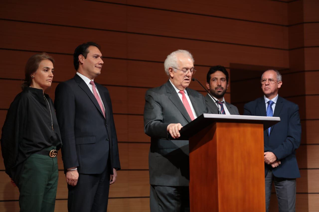 José Antonio Ocampo en alocución | Foto: Ministerio de Hacienda