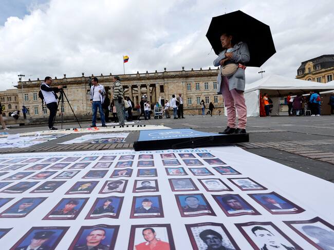 Desaparición forzada en el marco del conflicto armado. EFE/ Mauricio Dueñas Castañeda