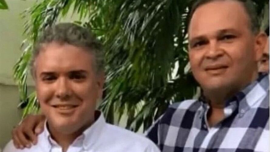 Iván Duque junto a 'Ñeñe' Hernández. Foto: Captura de pantalla