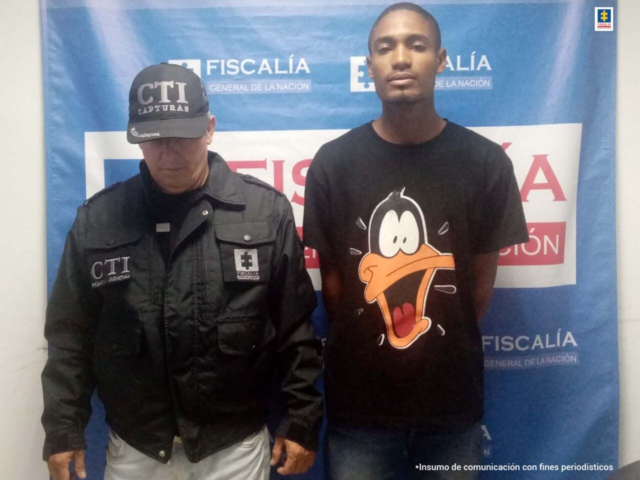 La Fiscalía le imputó cargos a Diego Fernando Bernal Perdomo, como presunto responsable de feminicidio agravado. Foto: Fiscalía.