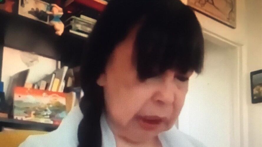 Yanette Bautista, hermana de desaparecida. Foto: Rafael Aristizábal