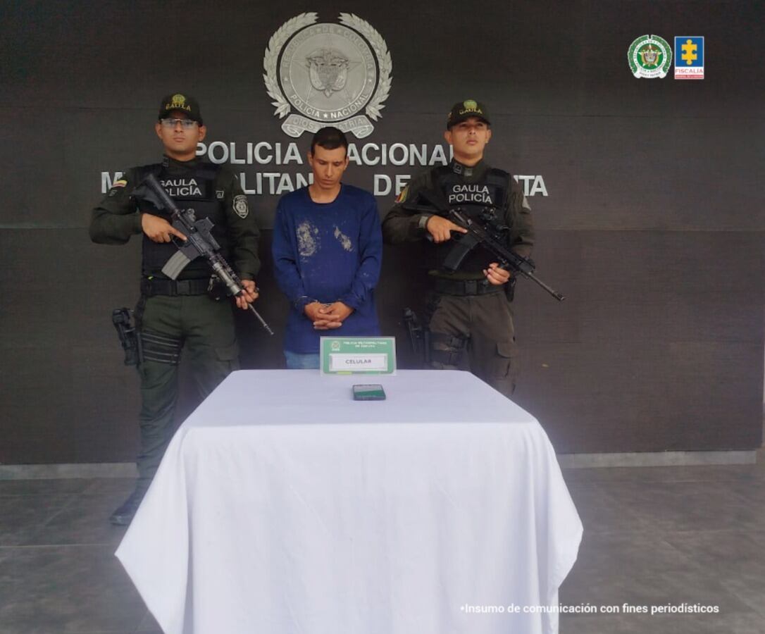 Judicializaron a alias “Pipe Gómez” señalado de extorsionar a tres mujeres en el Área Metropolitana Cúcuta. / Foto: Fiscalía.