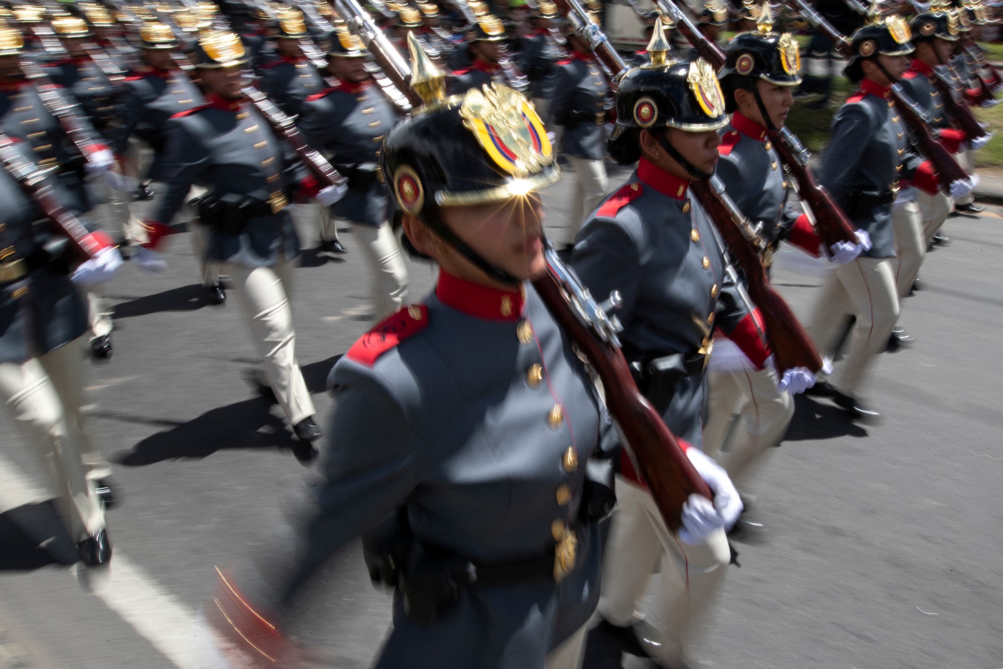 Colombia's Independence Day in Bogota. (Photo by Alejandro Martinez / AFP) (Photo by ALEJANDRO MARTINEZ/AFP vía Getty Images)