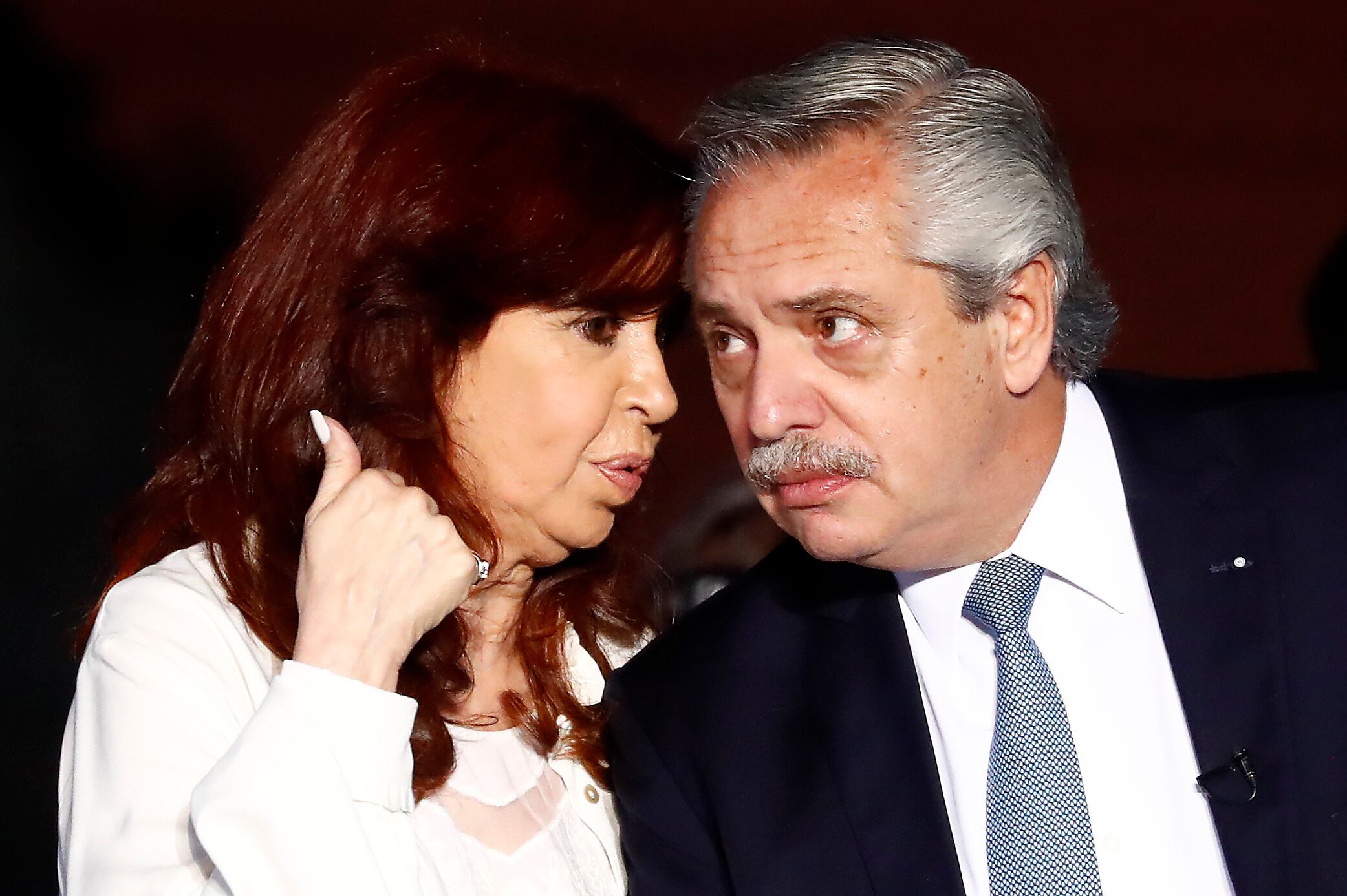 Cristina Fernández de Kirchner y Alberto Fernandez. Foto: Getty Images