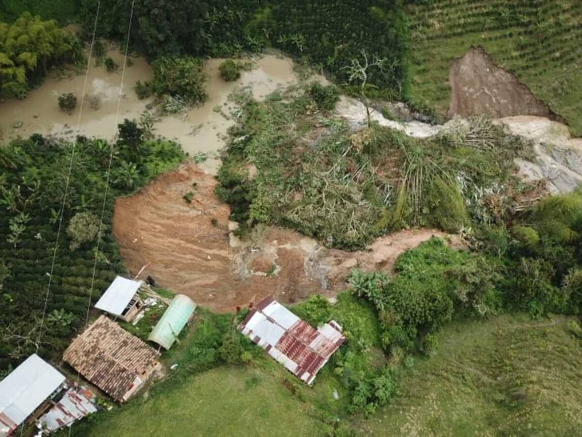 Declaran calamidad pública en Apía, Risaralda por deslizamiento de tierra