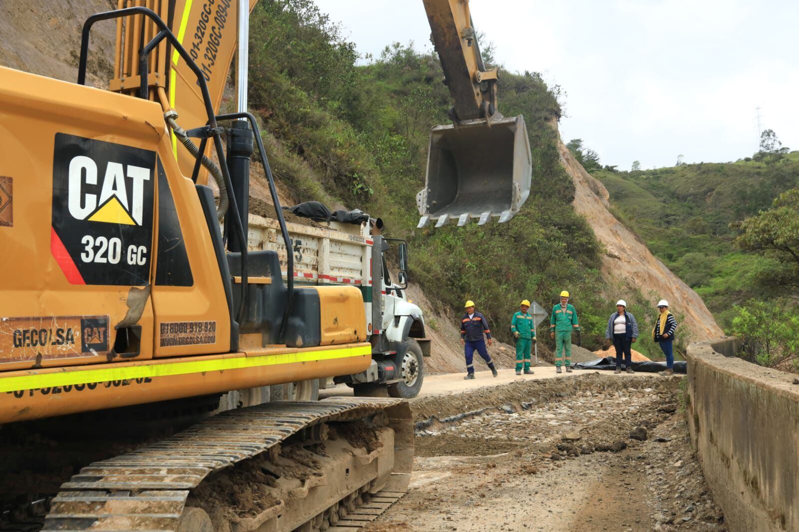 Las obras en este sector del departamento avanzan en un 50% y se espera que terminen en dos meses / Foto: Suministrada.