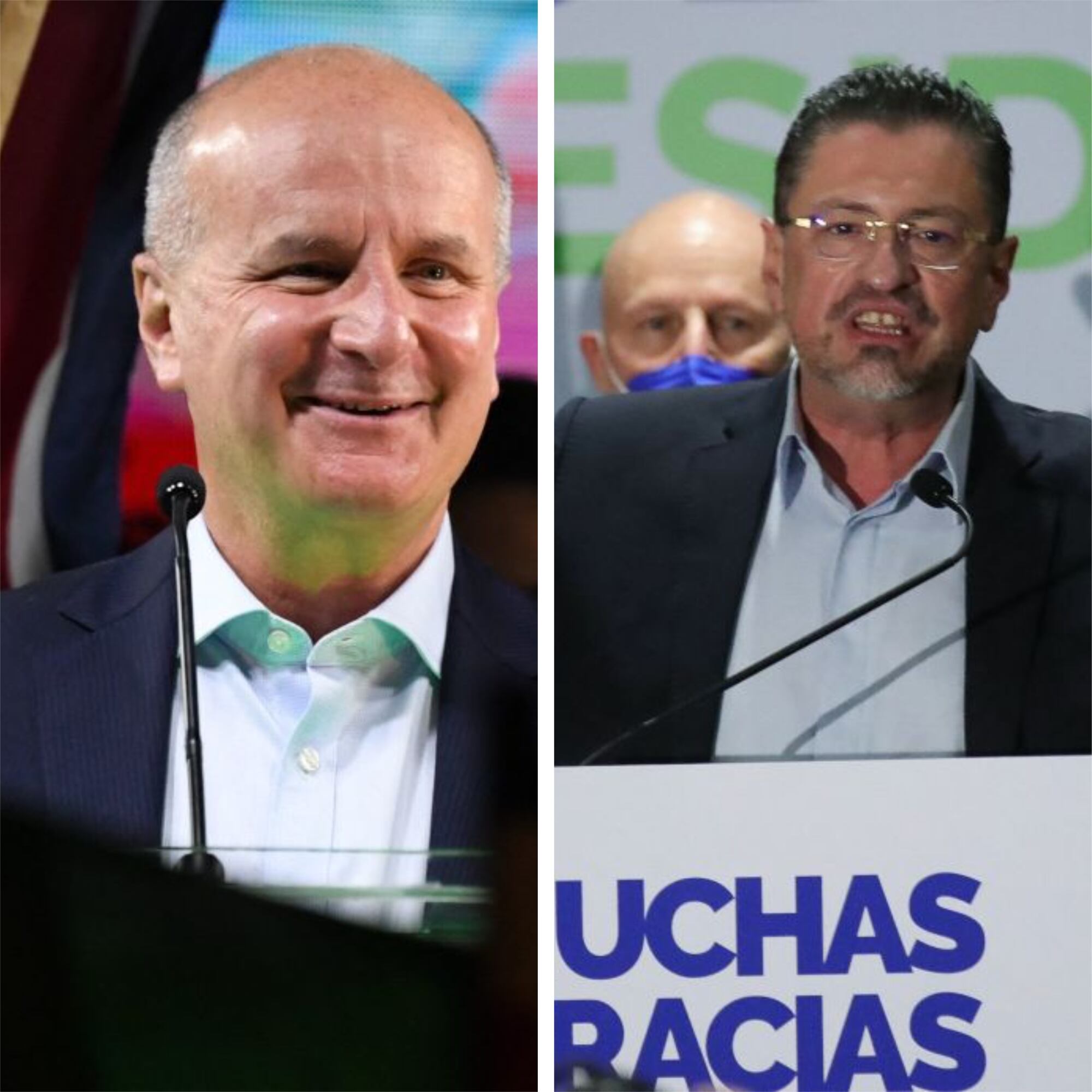 José María Figueres contra el economista Rodrigo Chaves por la Presidencia de Costa Rica. Foto: Getty Images