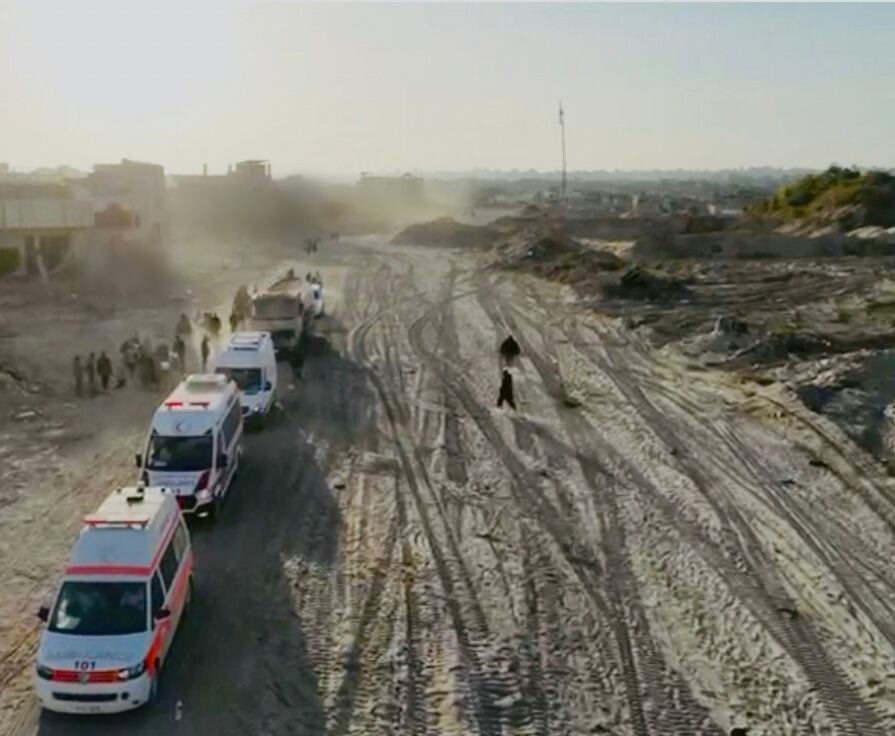Ambulancia del hospitalnKamal Adwan en Libano. FOTO: EFE/Ejército de Israel