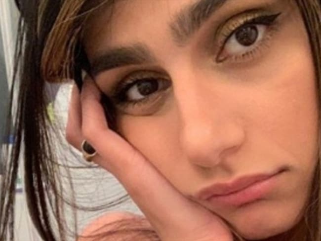 Mia Khalifa celebró en pijama y frente a la Casa Blanca la victoria de Biden . Foto: Instagram: @miakhalifa