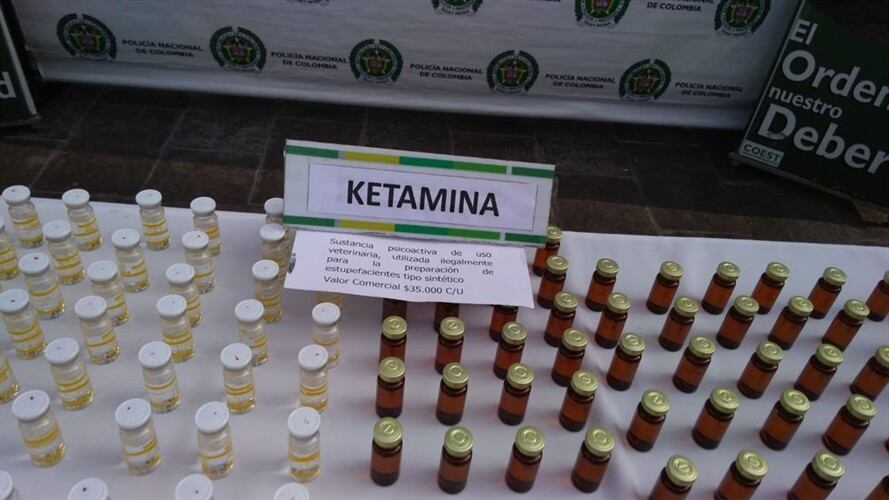 Cayó banda que traficaba con drogas sintéticas en Cali. Foto: Cortesía Policía Nacional