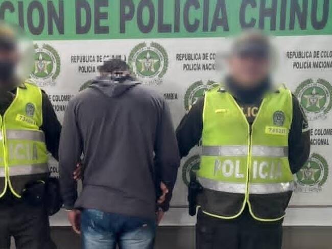 Capturan a hombre señalado de atacar a su expareja con un palo de escoba en Córdoba. Foto: Policía.