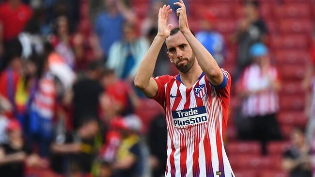 El defensor Diego Godín estará hasta la final de la temporada. Foto: Agencia AFP