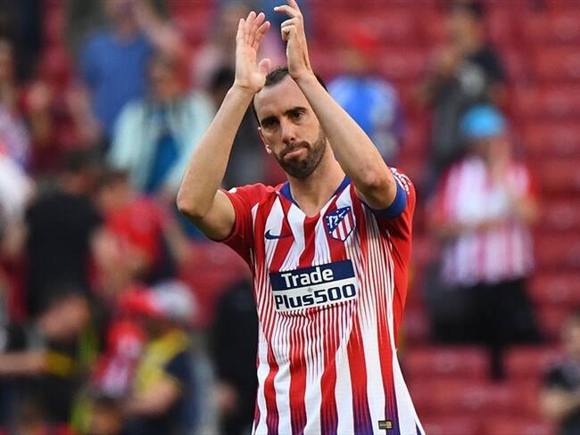 El defensor Diego Godín estará hasta la final de la temporada. Foto: Agencia AFP