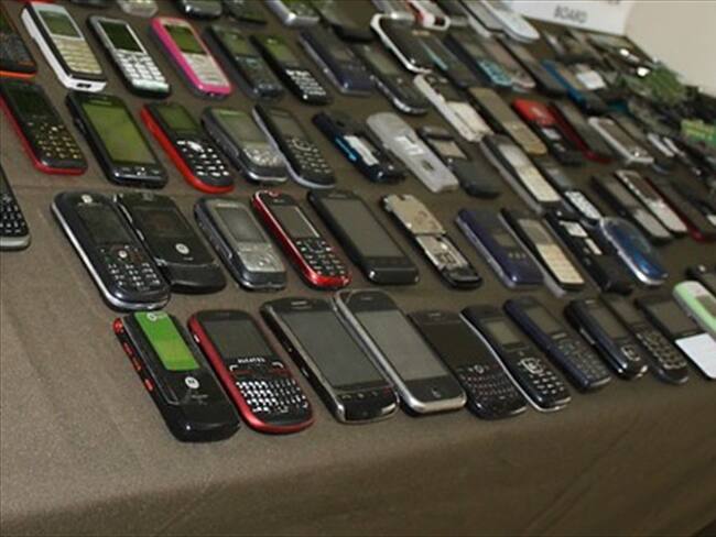 Celulares recuperados / Archivo. Foto: Colprensa