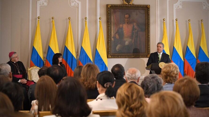 Duque se refiere al caso de Merlano . Foto: Presidencia de la República