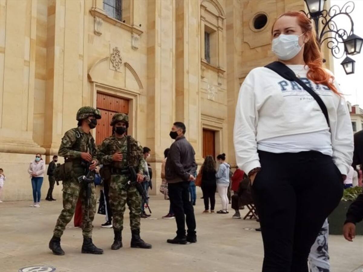 Militarizan la Basílica de Nuestra Señora del Rosario de Chiquinquirá