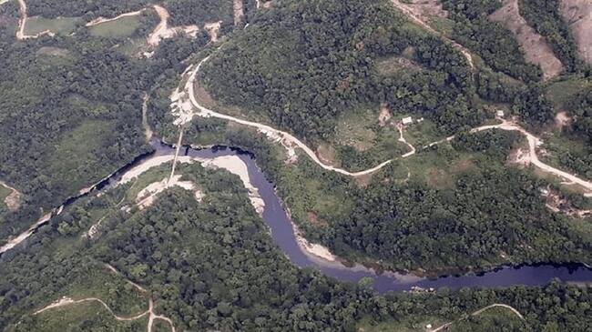 Contaminación de crudo en Catatumbo . Foto: Corponor