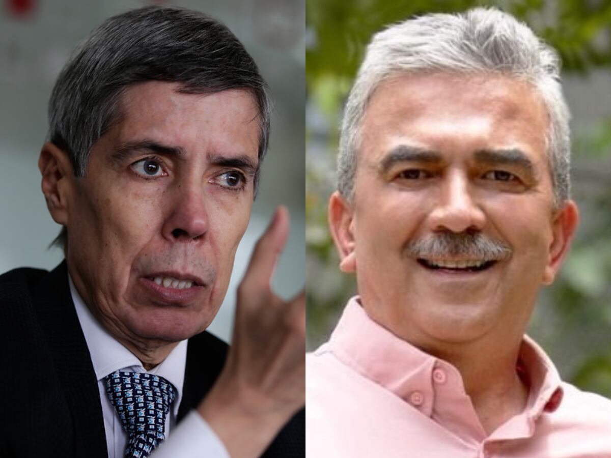 Alan Jara (Colprensa / Luisa González) y Darío Vásquez (Twitter / @DarioVasquezS).