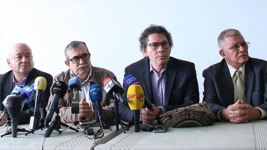 Líderes del ahora partido Farc. Foto: Colprensa