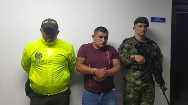Los individuos son investigados por diferentes hechos violentos, entre ellos homicidios de líderes sociales y un excombatiente de las Farc. Foto: Policía Nacional