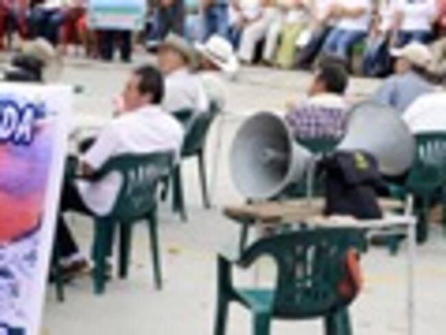 Un abrumador 97,92%, -6.165 habitantes de Cajamarca, en el central departamento colombiano del Tolima-, dijeron que no a la explotación minera. Foto: Colprensa.