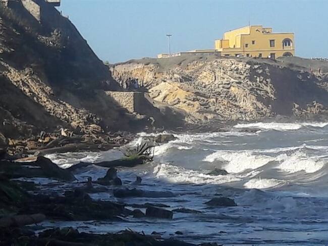 Playa de Salgar en Puerto Colombia, Atlántico. Foto: Cuerpo de Bomberos de Puerto Colombia.
