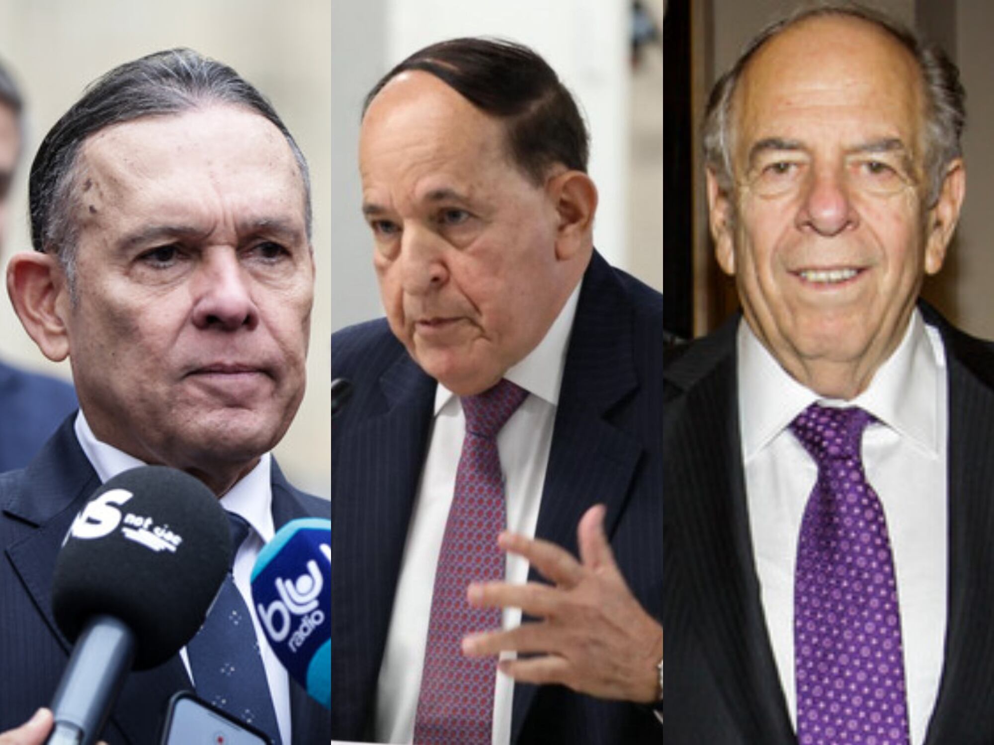 Álvaro Ashton, Efraín Cepeda y Julio Gerlein. Fotos: Colprensa.