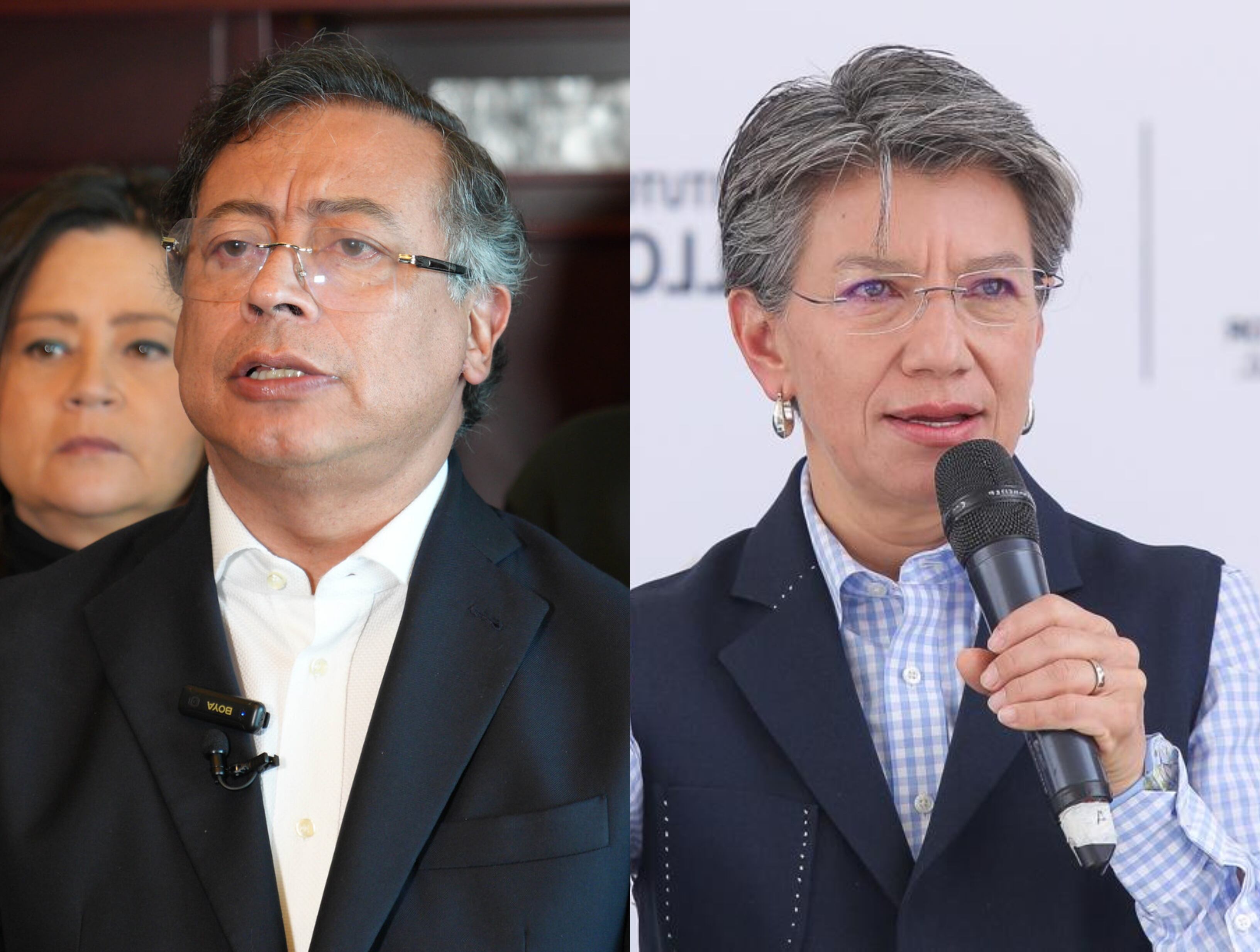 Gustavo Petro y Claudia López | Fotos: Colprensa