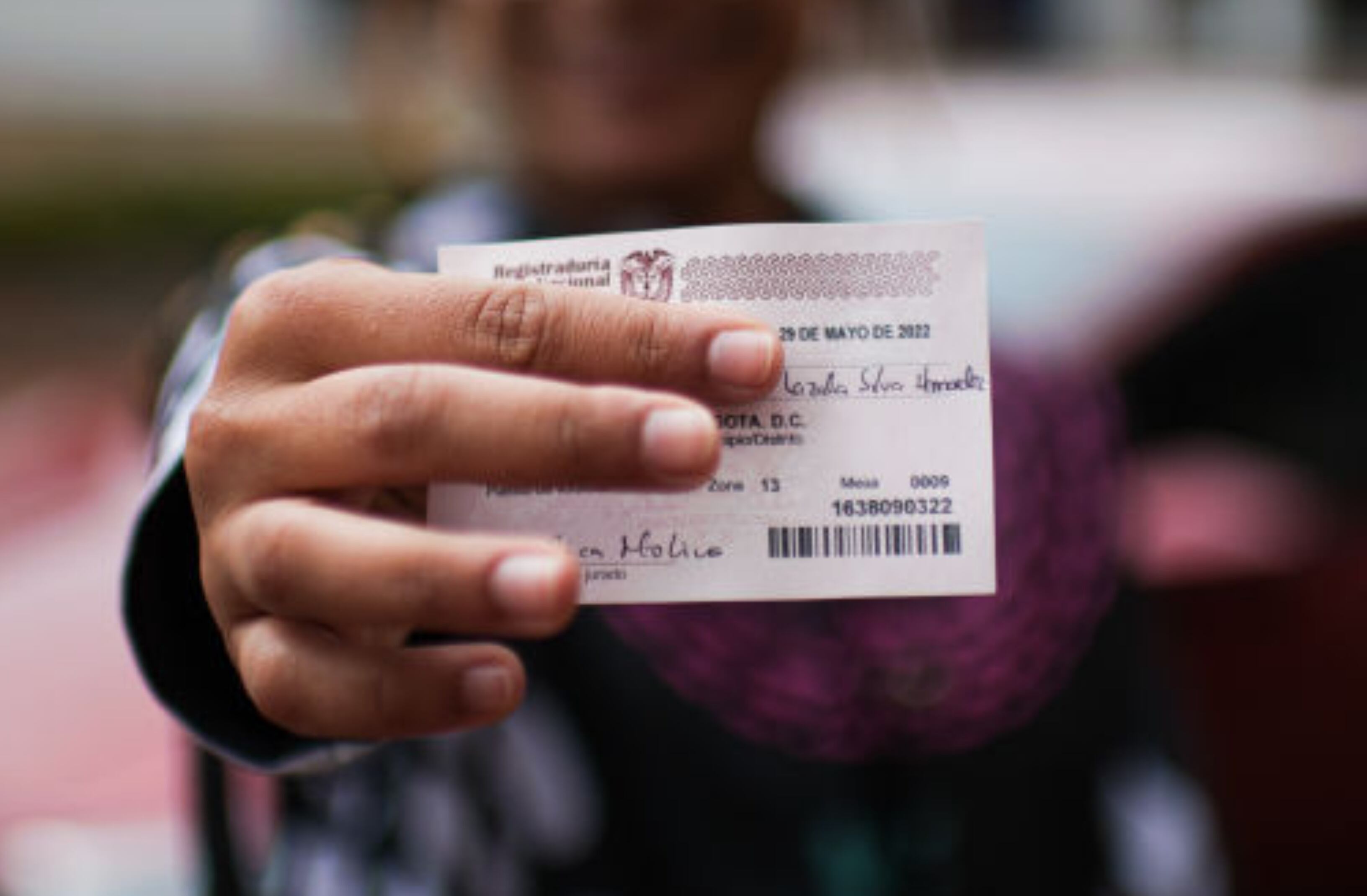 Certificado electoral. Foto: GettyImages