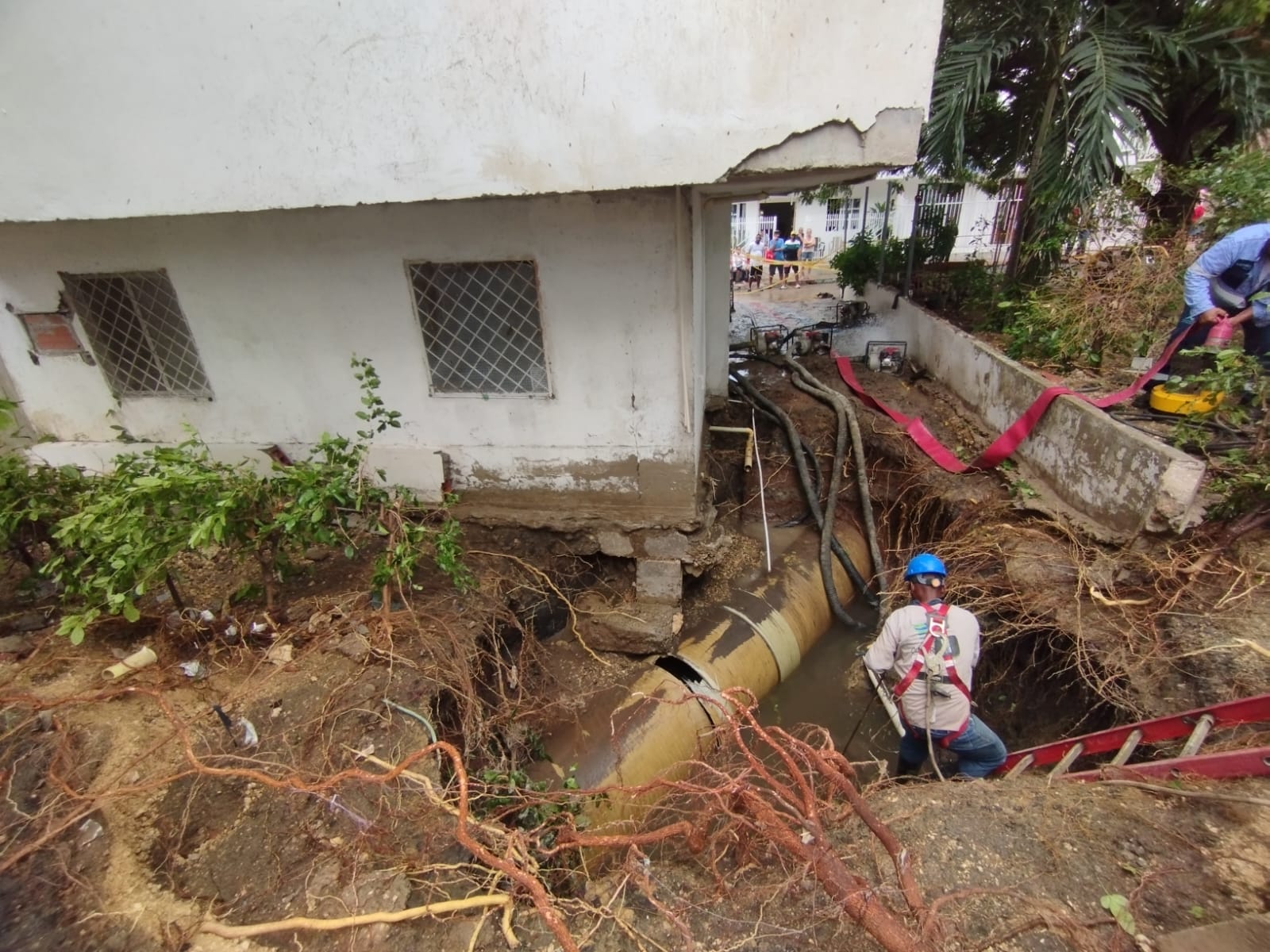 La emergencia ha dejado más de 150 barrios sin agua en Cartagena. Foto: Cortesía Acuacar.