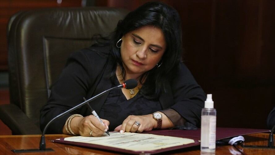 Elección de magistrada Paola Meneses. Foto: Colprensa