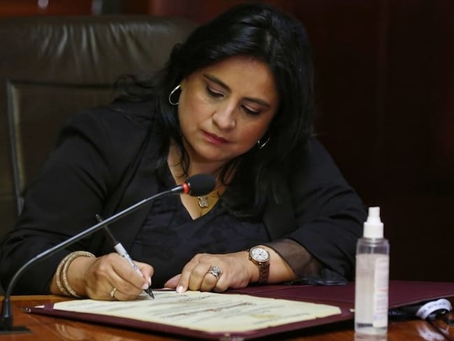 Elección de magistrada Paola Meneses. Foto: Colprensa