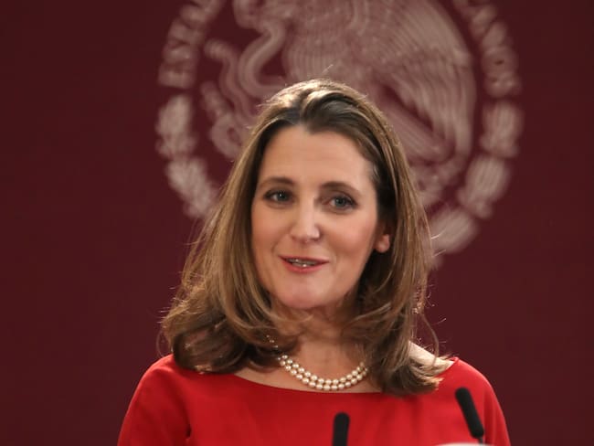 Chrystia Freeland.Foto: EFE/ Mario Guzmán ARCHIVO