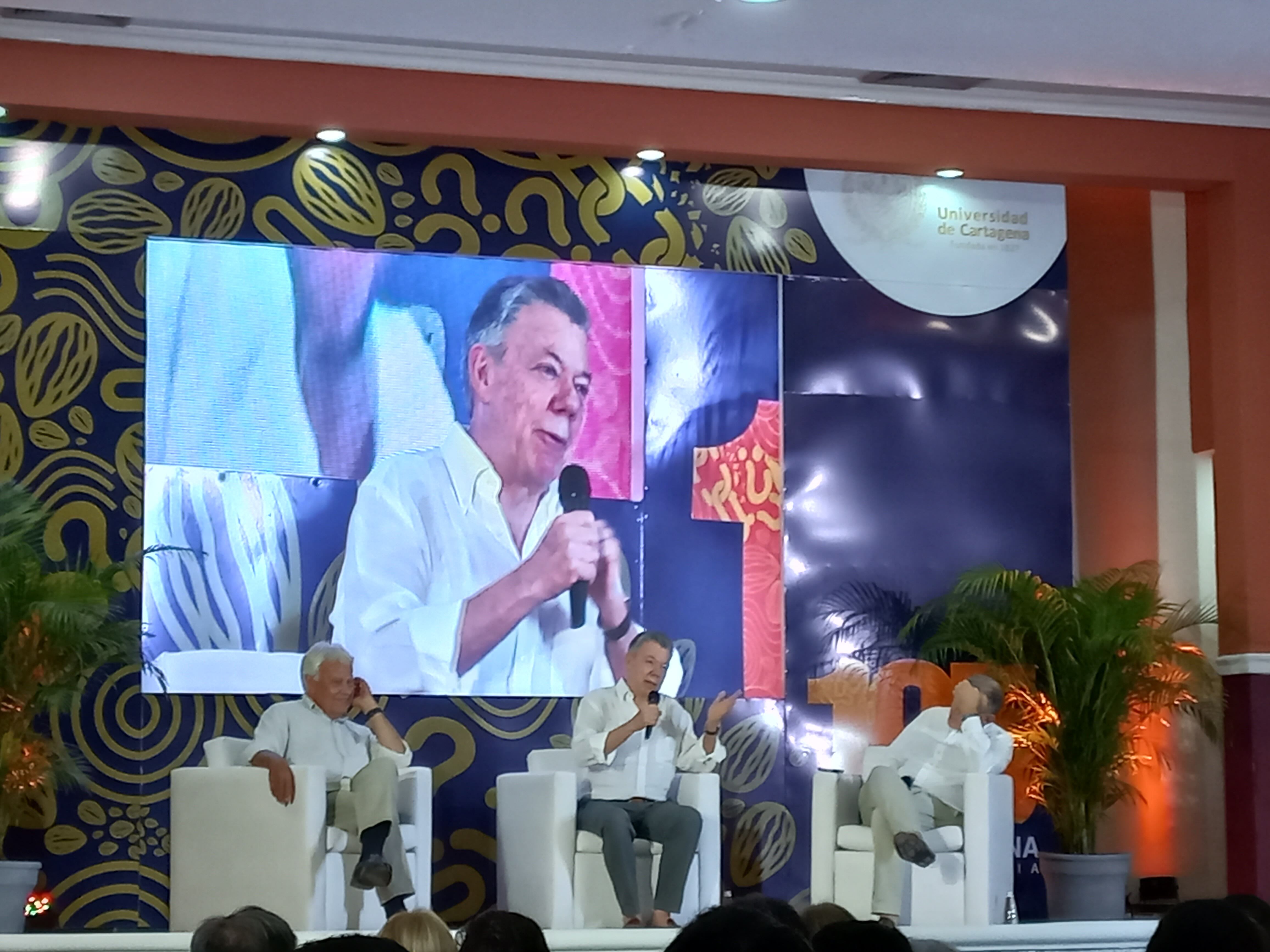 Juan Manuel Santos le envió un mensaje al presidente Gustavo Petro y al Congreso de la República sobre la necesidad de implementar los acuerdos alcanzados con la entonces guerrilla de las Farc.