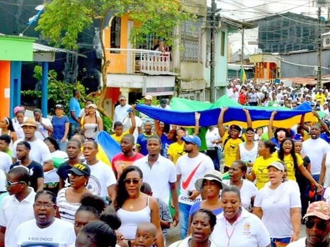 Gobierno designa dos comisiones para intentar levantar los paros en Buenaventura y Chocó. Foto: Colprensa