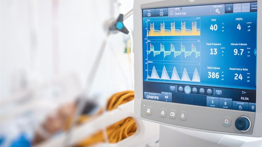 Imagen de referencia de ventiladores artificiales. Foto: Getty Images