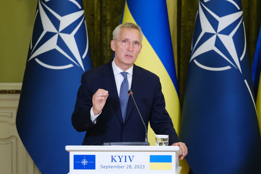 Jens Stoltenberg, secretario general de la OTAN. (Photo by Vitalii Nosach/Global Images Ukraine via Getty Images)