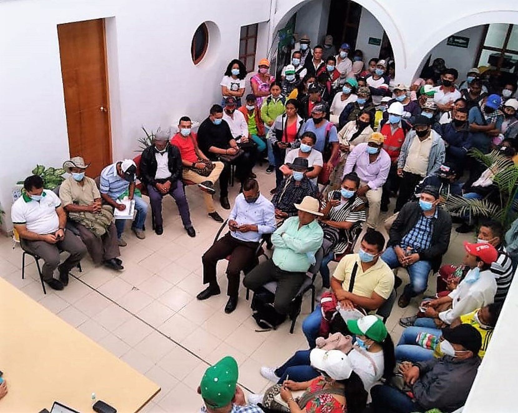 Varias organizaciones sociales participaron de la actividad. Crédito: Anuc Cauca.