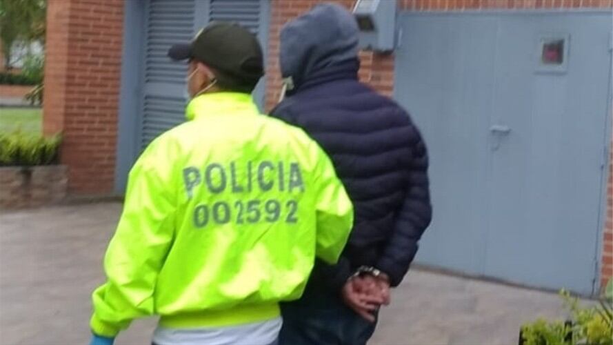 Capturado presunto homicida de hombre asesinado en SITP en Bogotá. Foto: Fiscalía General de la Nación
