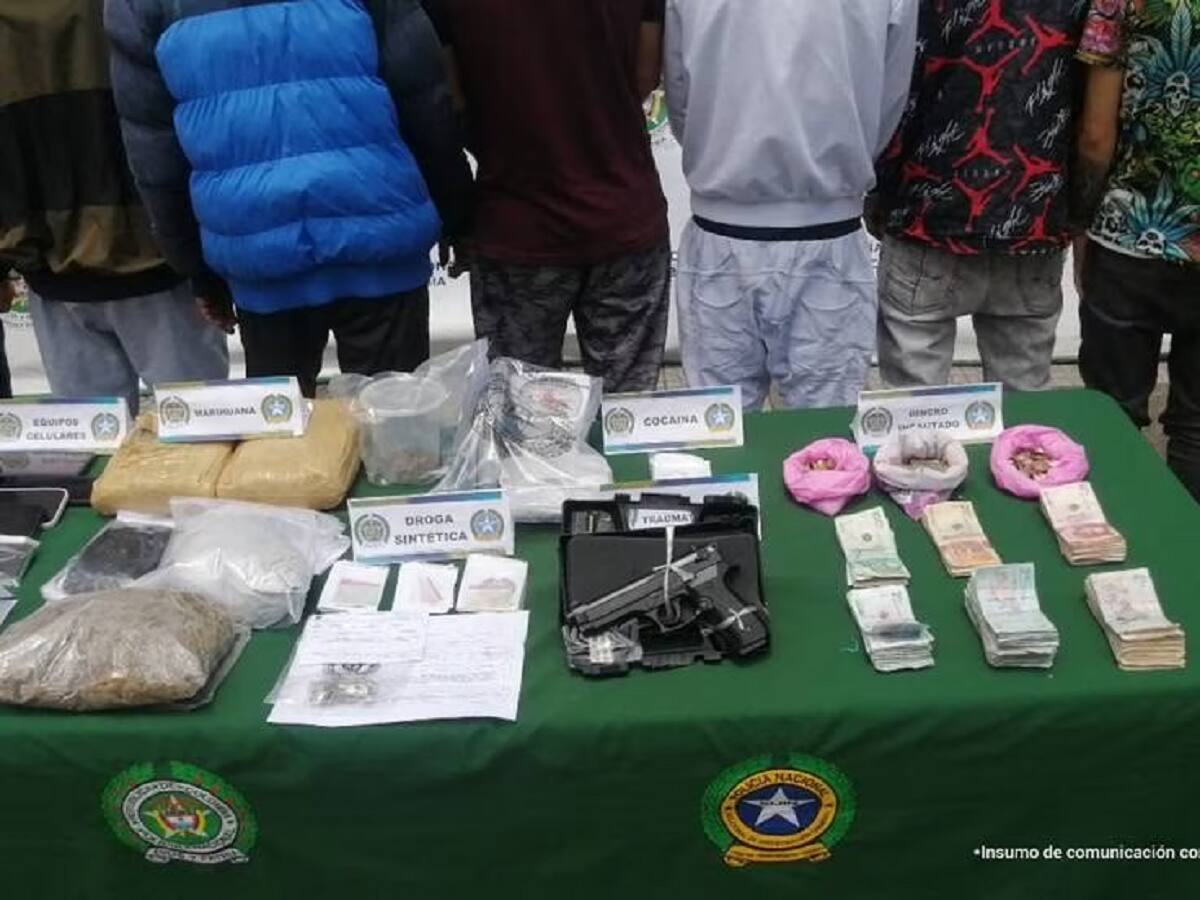Operativo en Caldas dio golpe a bandas delincuenciales expendedoras de estupefacientes