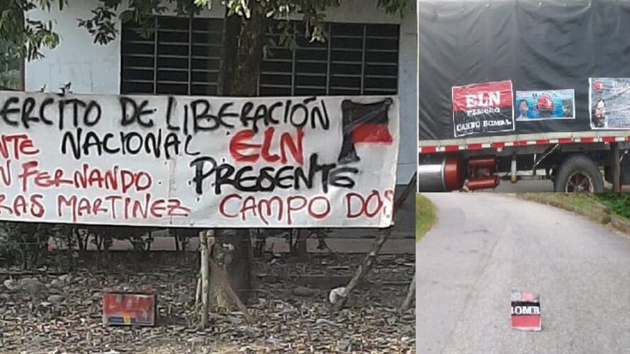 Continúa alteración del orden público por paro armado del Eln. Foto: Cortesía