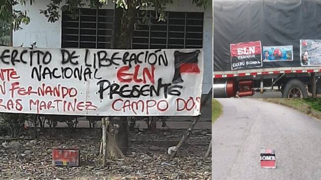 Continúa alteración del orden público por paro armado del Eln. Foto: Cortesía