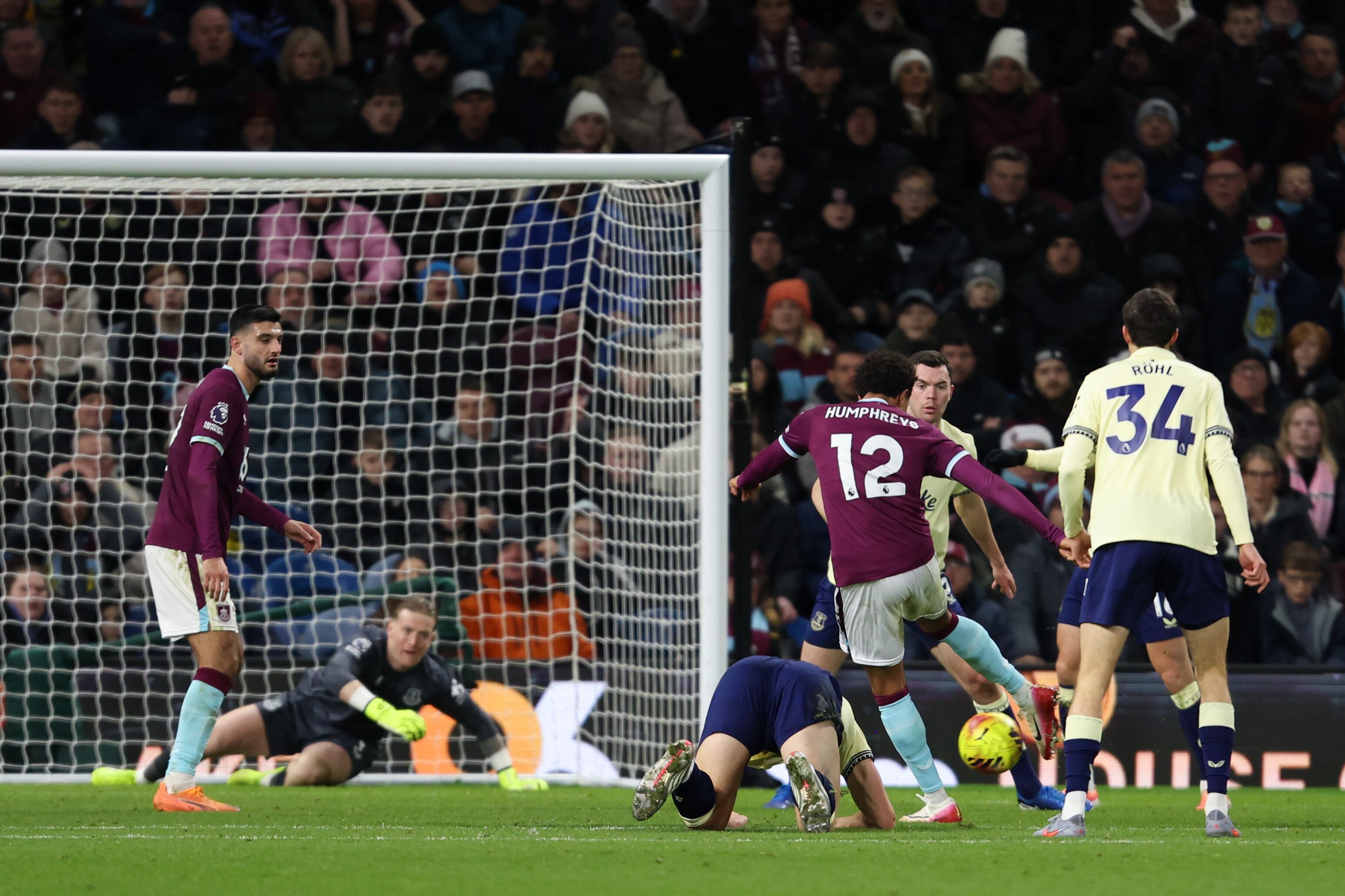Burnley vs Everton. Foto: MB Media/Getty Images)