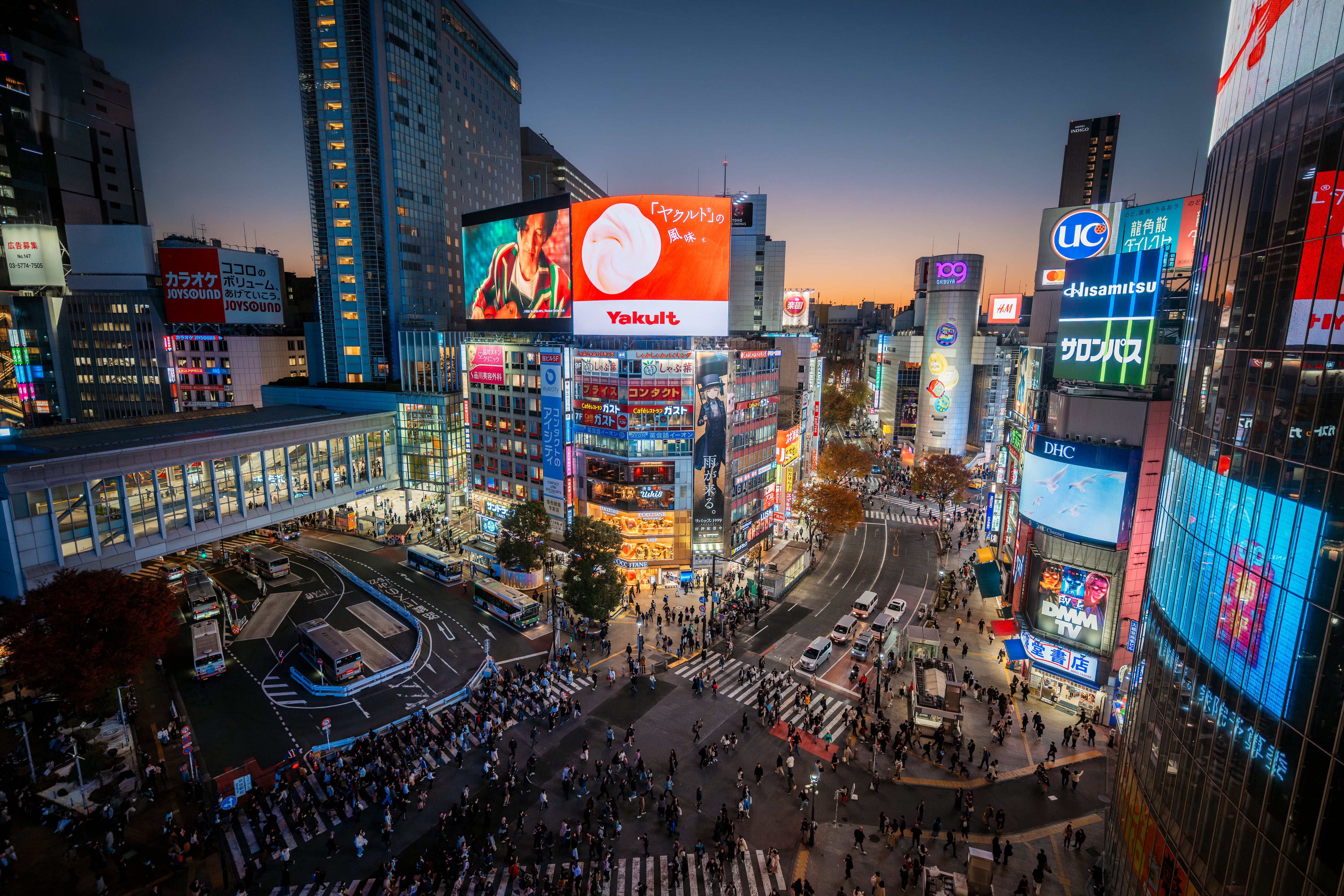 Cruce de Shibuya. Getty Images